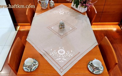 Lovely tablecloth, hand embroidery  "Jaskra Makowska " 