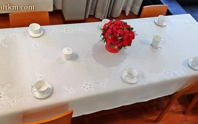 Exclusive tablecloth "Róża makowska"