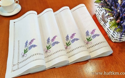 Beautiful dinner napkins "Lavender" 