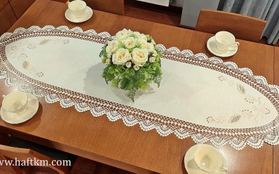 Oval tablecloth "lotus flower"