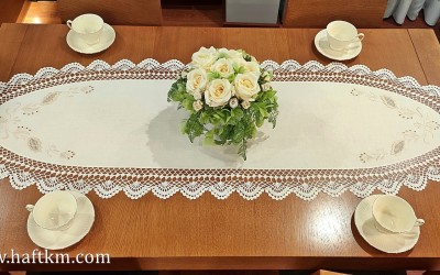 Oval tablecloth "lotus flower"